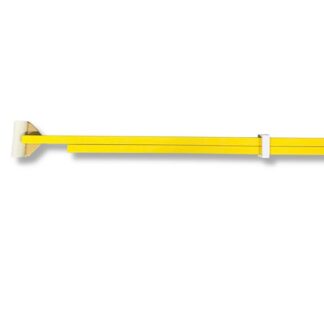 Stretcher 70-105 cm, staal, geel