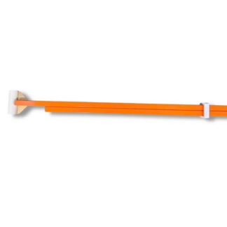 Stretcher 80-130 cm, staal, oranje